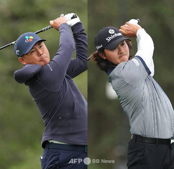 2026년 첫 메이저 대회인 마스터스 토너먼트 '전초전' 격인 미국프로골프(PGA) 투어 발레로 텍사스 오픈에 출전한 김시우, 김성현 프로. 사진제공=ⓒAFPBBNews = News1 (사진을 무단으로 사용하지 마십시오.)