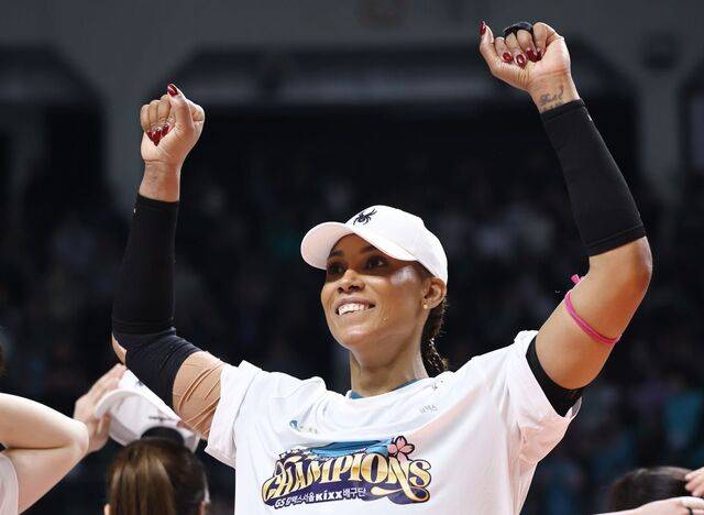 2025-2026 V리그 여자부 챔피언결정전 최우수선수(MVP)로 선정된 GS칼텍스의 실바. 연합뉴스