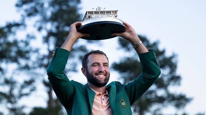 2024년 마스터스 챔피언 스코티 셰플러. 마스터스 공식 홈페이지