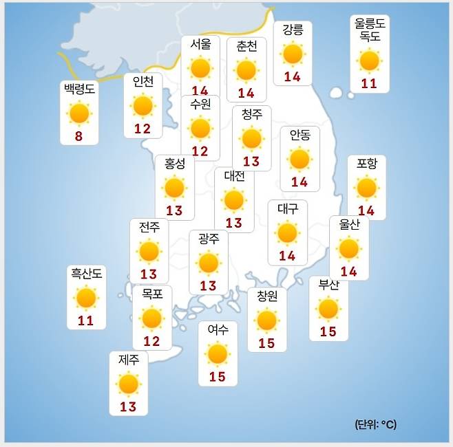 기상청= 오늘 오후 날씨