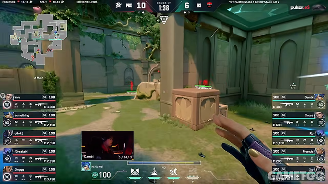 PRX의 썸띵도 이제는 '네온'을 하는 시대다 (사진=발로란트 챔피언스 투어)