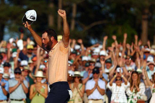 2022, 2024년 마스터스를 제패했던 스코티 셰플러(미국). ⓒ AFP=뉴스1