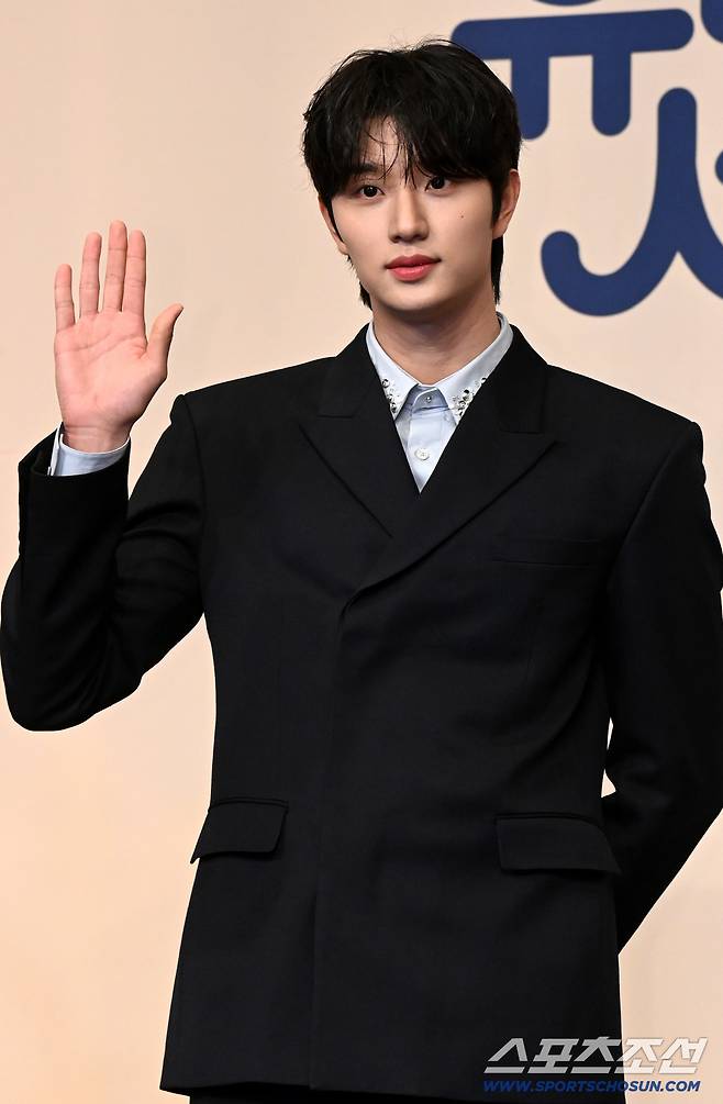 7일 서울 더링크호텔에서 열린 티빙 오리지널 '유미의 세포들 시즌3'의 제작발표회. 김재원이 포토타임을 갖고 있다.허상욱 기자wook@sportschosun.com/2026.04.07/