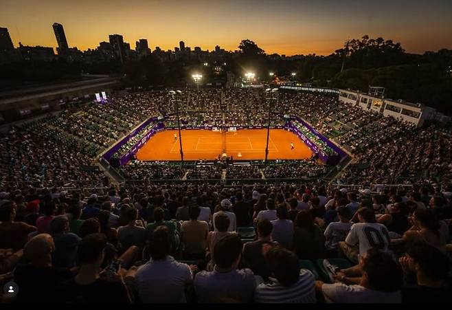 예선전부터 항상 만원 관중을 기록하는 아르헨티나 테니스오픈. 사진/아르헨티나테니스협회