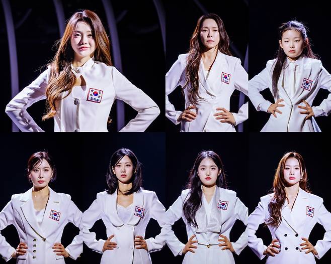 ‘한일가왕전’ TOP7, 단복 프로필 (제공: MBN)