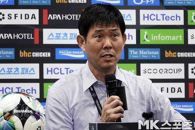 일본 축구 대표팀 모리야스 하지메 감독. 사진=이근승 기자