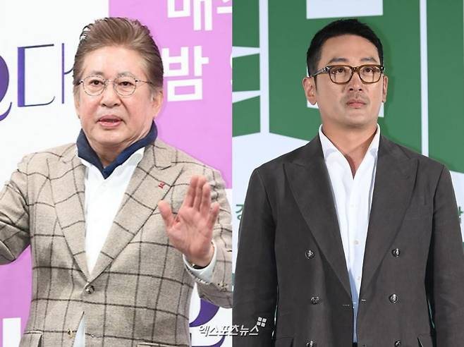 사진 = 엑스포츠뉴스 DB / 김용건, 하정우