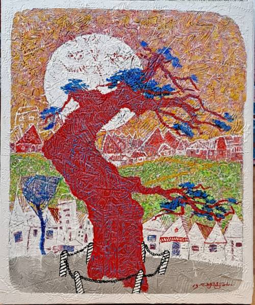 ◇김종수 作, ‘도시나무-정릉골 인상’