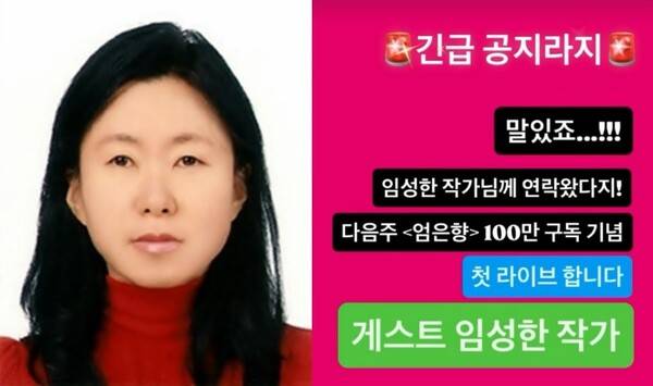 임성한 작가 프로필 ⓒ엄은향 SNS