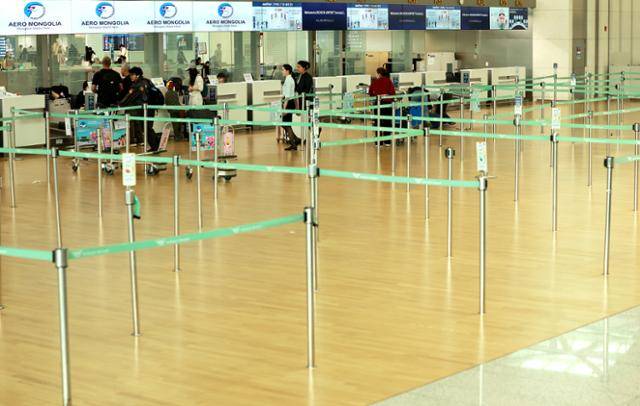 1일 인천국제공항 1터미널 출국장이 한산하다. 뉴스1