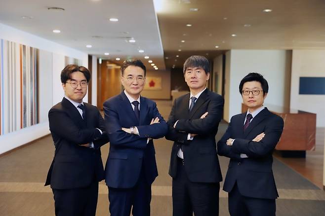 가천대학교 AI·AX 분야 교수진. 사진 왼쪽부터 정일채, 이원준, 이정훈, 김태찬 교수.가천대 제공.