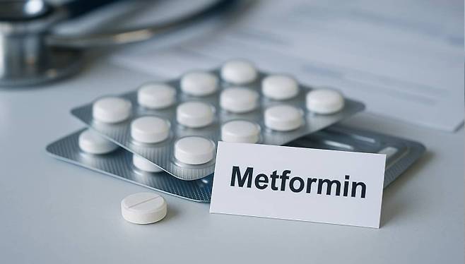 메트포르민 알약과 블리스터 포장 모습. 기사 내용과 직접 관련 없는 자료사진. Longevity Protocols 홈페이지 캡처