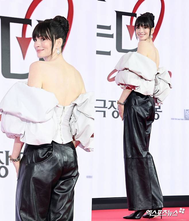 오프숄더 뒤태가 포인트