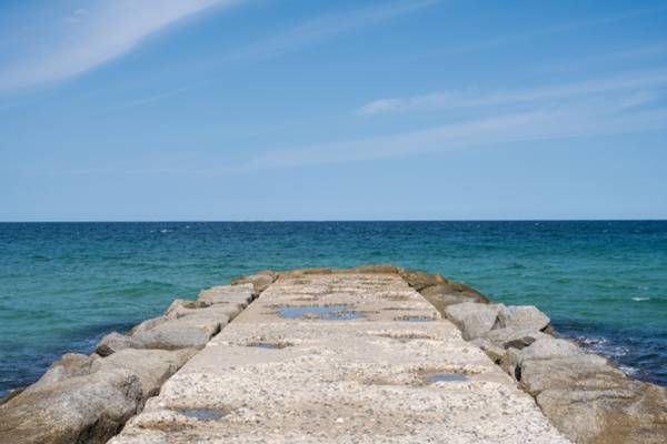 드라마 '도깨비' 촬영지인 주문진 방사제(제공=강릉시)