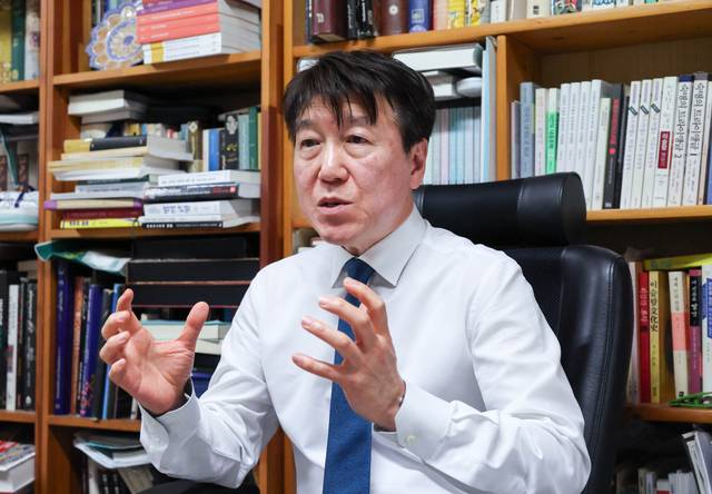 유달승 한국외대 페르시아어·이란학과 교수(중동연구소장). 사진=이슬기 기자 9904sul@