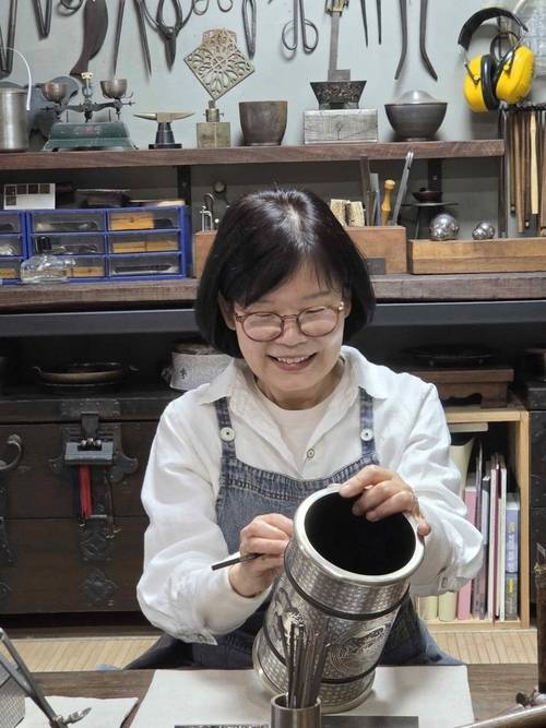 국가무형유산 ‘입사장’ 보유자 승경란 씨. 사진 제공=국가유산청