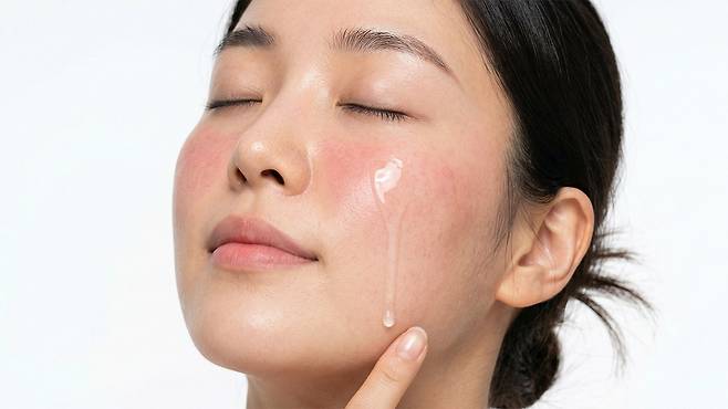 EGF는 자극으로 민감해진 피부 장벽을 정상화하는 데 도움을 줄 수 있다|출처: Gemini 생성