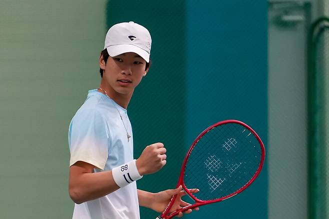 안성주니어 우승자 김시윤이 영월에서도 4강에 올랐다. 사진/김도원 기자