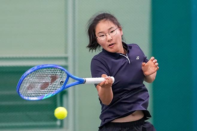 여자단식 4강 박예나. 사진/김도원 기자