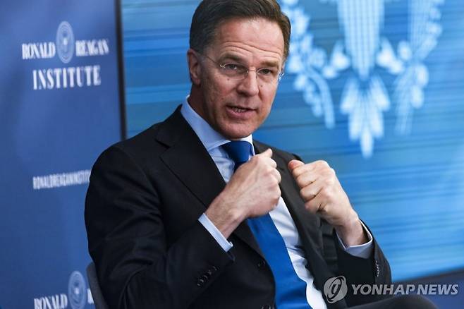 마르크 뤼터 북대서양조약기구(나토) 사무총장. 연합뉴스