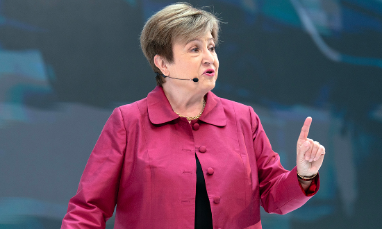 크리스탈리나 게오르기에바 국제통화기금(IMF) 총재. (AP=연합뉴스)