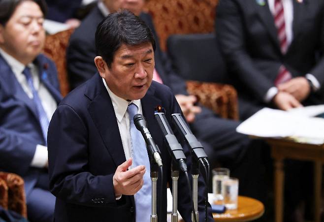 모테기 도시미쓰 일본 외무상. 연합뉴스