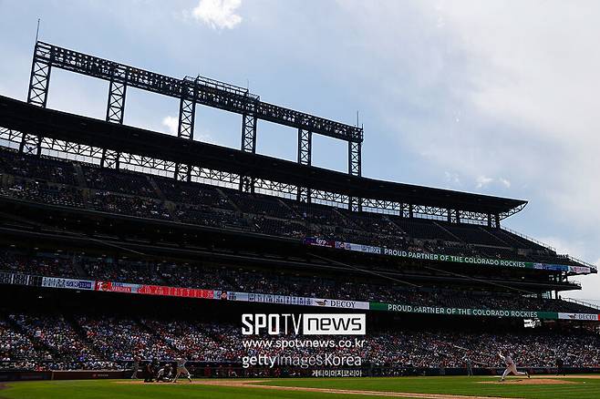 ▲ 메이저리그 30개 구장 중 가장 높은 해발고도에 위치해 있는 쿠어스필드 전경.