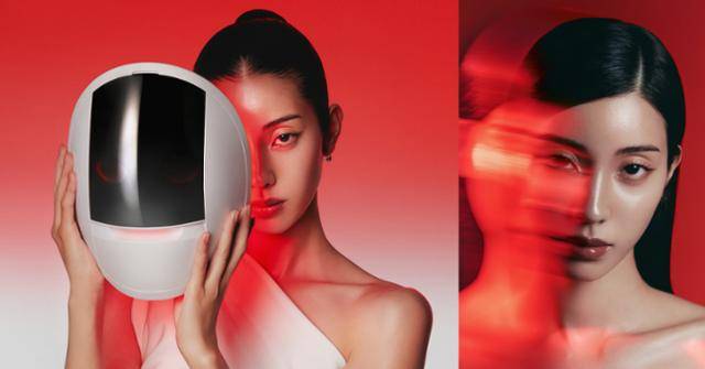 아모레퍼시픽의 뷰티 기기 브랜드 메이크온의 '온페이스 LED 마스크'. 한국기술과학원(KAIST) 이건재 교수 연구팀의 특허 LED 기술과 아모레퍼시픽의 80여 년 피부과학 노하우가 만나 탄생한 프리미엄 LED 마스크다. 머리카락보다 얇은 크기의 LED 3,770개가 빈틈없이 배열해 피부 회복 에너지를 전달하는 게 특징이다. 아모레퍼시픽 제공