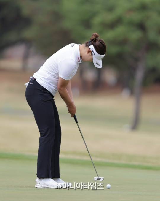 버디 퍼트 김민솔 / 사진=손진현 기자