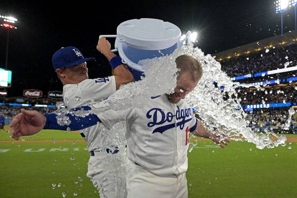 맥스 먼시는 이날 경기를 끝냈다. 사진= Jayne Kamin-Oncea-Imagn Images= 연합뉴스 제공