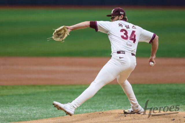 세 번째 첫 승 도전에 나서는 와일스./키움 히어로즈