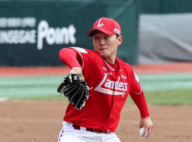 SSG 김건우. /사진=강영조 선임기자