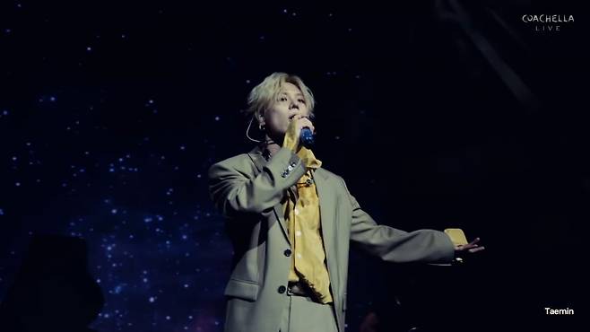 태민/ 사진=코첼라 공식 유튜브 채널 캡처