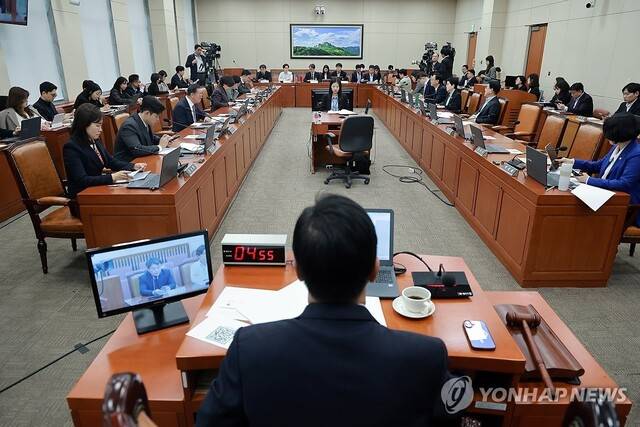 지난달 12일 국회에서 개최된 기후위기 특별위원회 기후적응법안에 관한 입법공청회. 연합뉴스