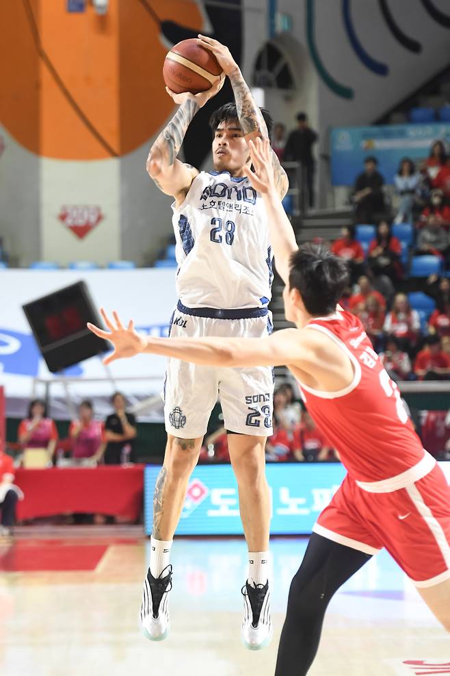 고양 소노 케빈 켐바오. 사진=KBL