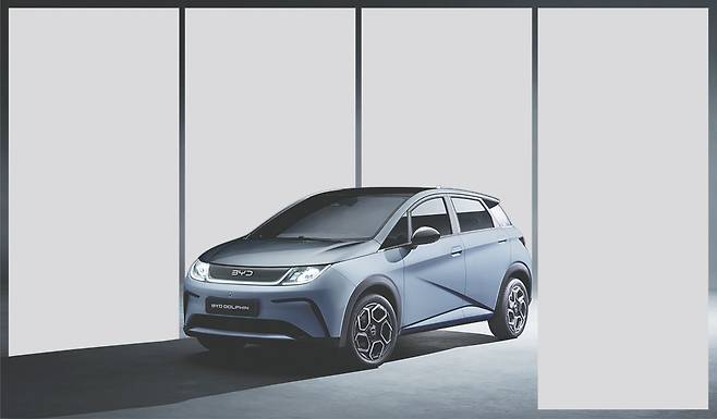 BYD가 국내 출시한 네 번째 모델 ‘돌핀’. BYD코리아 제공