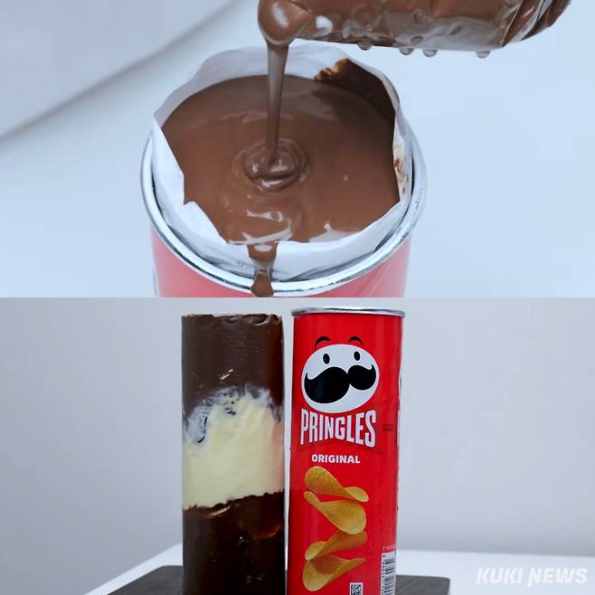 ‘프링글스 초코 블럭’. 유튜브 화면 캡처