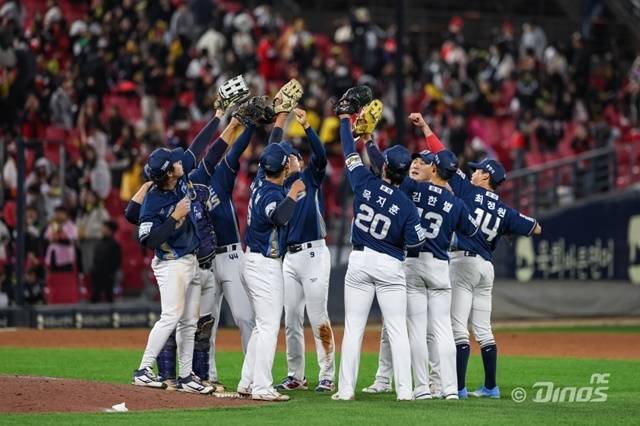 NC는 이번 주 전패하며 단 한 번도 승리 세리머니를 하지 못했다. 사진=NC 제공