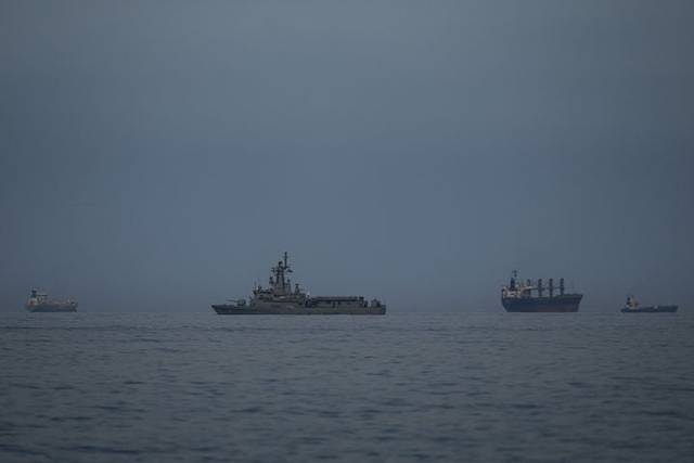 아랍에미리트(UAE) 코르파칸에서 바라본 호르무즈 해협의 모습. 뉴시스