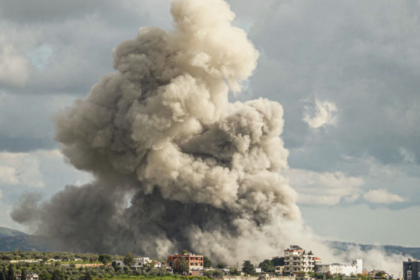 이스라엘군의 레바논 남부 공습. 연합뉴스
