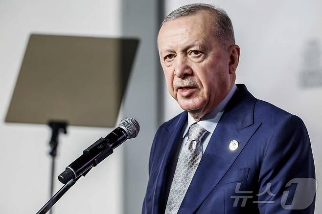 레제프 타이이프 에르도안 튀르키예 대통령 <자료사진> 2025.11.23. ⓒ 뉴스1 ⓒ AFP=뉴스1