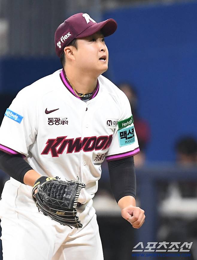 3일 고척돔에서 열린 KBO리그 키움과 LG의 경기. 투구하는 키움 김재웅. 고척=송정헌 기자songs@sportschosun.com