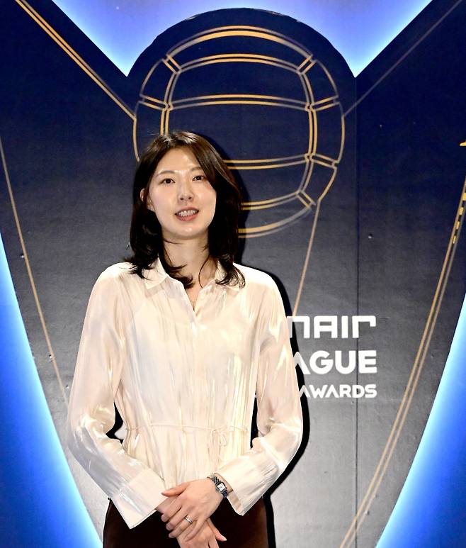 13일 열린 2025~26 V리그 시상식에 참석한 양효진. 사진=KOVO