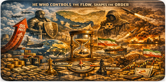 전쟁과 시장, 질서의 충돌에 대한 상상도. 김태준 한반도안보문제연구소장 AI 그림