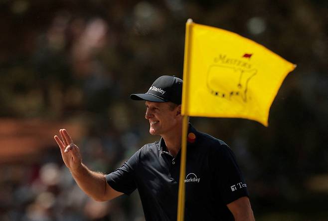 마스터스에서 공동 3위를 기록한 저스틴 로즈. 사진 제공=로이터연합뉴스