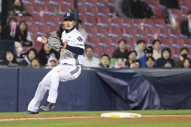 ▲ 안재석 ⓒ두산 베어스