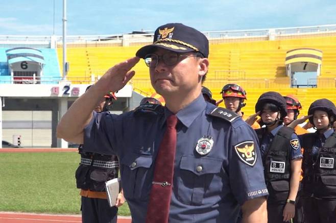 대테러연합훈련 참가 모습.(사진=장병일 기자)