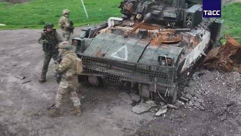 러시아 국영 타스통신이 공개한 우크라이나 전쟁 참전 북한군의 실제 전투 모습. 뉴스1