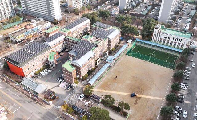 일곡중 전경. 일곡중 제공