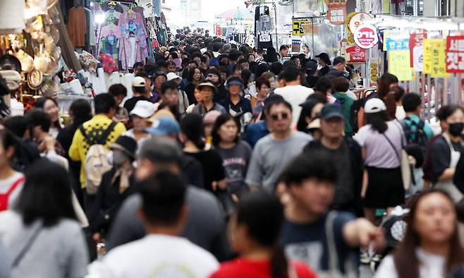 대구 서문시장에 방문객들의 발길이 이어지고 있다. 연합뉴스